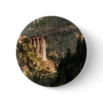 Trisanna Viaduct and Castle Wiesberg Tyrol Austro- Pinback Buttons