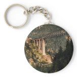 Trisanna Viaduct and Castle Wiesberg Tyrol Austro- keychains