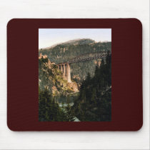 Trisanna Viaduct and Castle Wiesberg Tyrol Austro- Mousepads