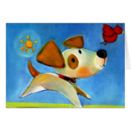 Trish Biddle Childrens Doggy 1 of 3 card