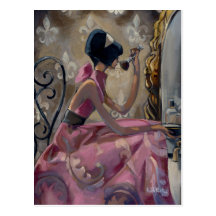 Trish Biddle Powder Pink Vanity Post Cards
