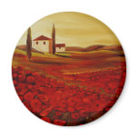 Trish Biddle Tuscany Series magnets