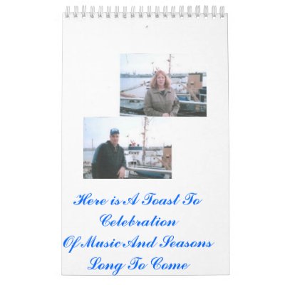 Trisha Blue Water CL Thoughts At Heart  Calendar by trishabluewater