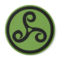 Triskelion Refrigerator Magnets
