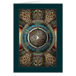 Triskelion Mandala Greeting Card