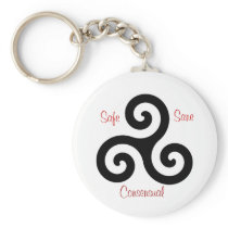 TRISKELION, Safe, Sane, Consensual Keychain