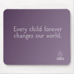 Trisomy 18 Foundation Quote - Purple Mousepad