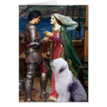 Tristam and Isolde-Old English Sheepdog 1 Card