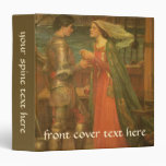 Tristan and Isolde by John William Waterhouse Vinyl Binder