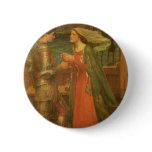 Tristan and Isolde by John William Waterhouse buttons