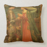 Tristan and Isolde by John William Waterhouse Pillows