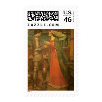 Tristan and Isolde by John William Waterhouse Stamps