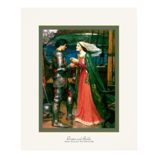 Tristan and Isolde ~ John William Waterhouse print