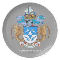 Tristan da Cunha Coat of Arms Plate
