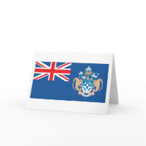 Tristan Da Cunha Flag Greeting Card