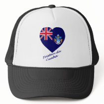 Tristan da Cunha Flag Heart hats by Vexillophile Tristan da Cunha Flag Heart hats