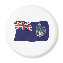 Tristan Da Cunha Flag Magnet by LivingFlags2 Tristan Da Cunha Flag Magnet