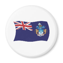 Tristan Da Cunha Flag Magnet by livingflags Tristan Da Cunha Flag Magnet