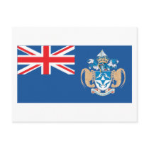 Tristan Da Cunha Flag Postcard
