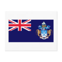 Tristan da Cunha Flag postcards