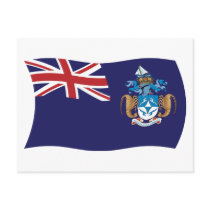 Tristan Da Cunha Flag Postcard