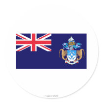 Tristan da Cunha Flag stickers by Vexillophile Tristan da Cunha Flag stickers
