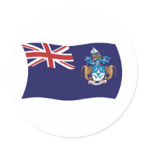 Tristan Da Cunha Flag Sticker