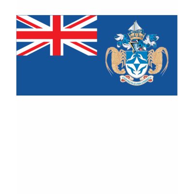 Tristan Da Cunha Flag T-shirt by FlagTshirts