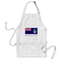 Tristan da Cunha Flag with Name aprons