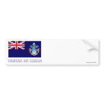 Tristan da Cunha Flag with Name Bumper Stickers