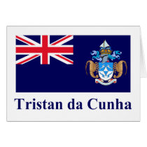 Tristan da Cunha Flag with Name cards by Vexillophile Tristan da Cunha Flag with Name cards