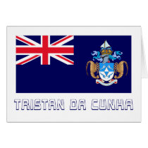 Tristan da Cunha Flag with Name cards by Vexillophile Tristan da Cunha Flag with Name cards