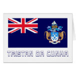 Tristan da Cunha Flag with Name Cards