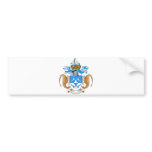 Tristan da Cunha Official Coat Of Arms Heraldry Bumper Sticker