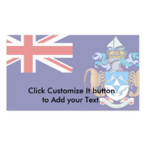 Tristan Da Cunha, United Kingdom flag Business Card