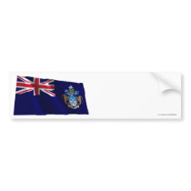 Tristan da Cunha Waving Flag Bumper Stickers