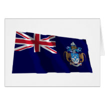 Tristan da Cunha Waving Flag cards by Vexillophile Tristan da Cunha Waving Flag cards