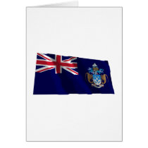 Tristan da Cunha Waving Flag cards by Vexillophile Tristan da Cunha Waving Flag cards