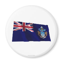 Tristan da Cunha Waving Flag magnets by Vexillophile Tristan da Cunha Waving Flag magnets
