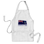 Tristan da Cunha Waving Flag with Name aprons