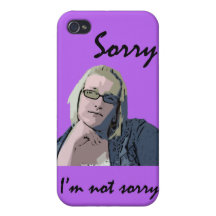 Triste no lo siento iPhone 4 carcasa