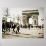 Triumph Arch Paris poster posters