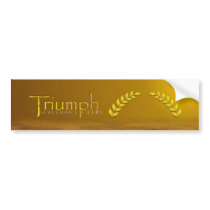 Triumph Bumpersticker by TriumphVolleyball Triumph Bumpersticker