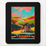 Triumph Cycles - Vintage Bicycle Ad Mouse Pads