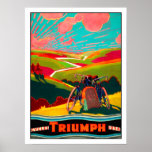 Triumph Cycles - Vintage Bicycle Poster