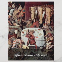 Triumph Of Death Detail By 0 (Best Quality) Personalized Flyer