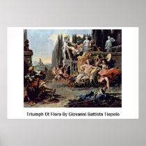 Triumph Of Flora By Giovanni Battista Tiepolo Print