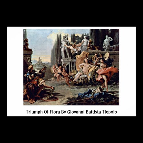Triumph Of Flora By Giovanni Battista Tiepolo Print