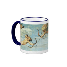 Triumph Of Galatea, Angels detail  Raphael Sanzio Coffee Mugs