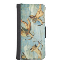 Triumph Of Galatea, Angels detail  Raphael Sanzio iPhone 5  Wallets at Zazzle